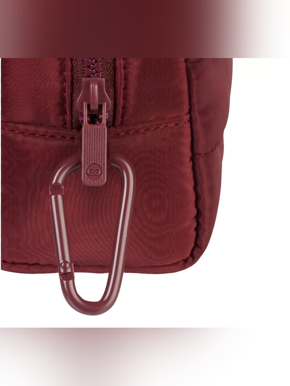 CALIA by Carrie Underwood Quilted Cosmetic Pouch in Burgundy - Picture 5 of 6